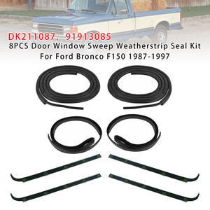 1987-1997 Ford F250/ HD F350 Front Door Weatherstrip Seal Kit DK211087 91913085 Generic