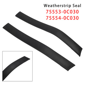 2007-2021 Toyota Tundra Crewmax 4 Full Doors Roof Drip Molding Rear Left & Right 75553-0C030 75554-0C030 Generic