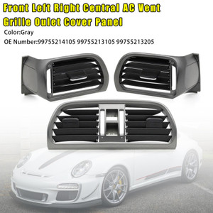 2004-2012 Porsche Carrea Targa GT2 GT3 997 Front Right AC Vent Grille Oulet Cover Panel Silver Generic