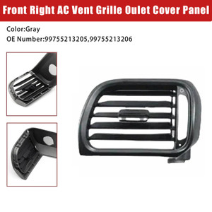 2004-2012 Porsche Carrea Targa GT2 GT3 997 Front Right AC Vent Grille Oulet Cover Panel Gray 99755213206 Generic