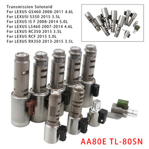 2007-2015 Toyota IS LS460/LS460L GS460 RC350 RCF RX350 Transmission Solenoids Kit AA80E TL-80SN Generic