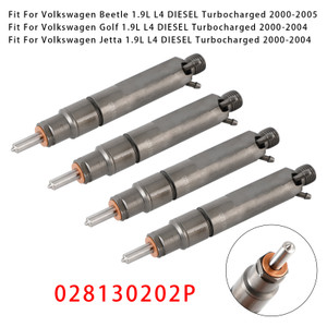 2000-2005 Volkswagen Beetle Golf Jetta 1.9L L4 4Pcs Fuel Injector FJ908 Generic