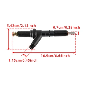 ISUZU 4JH1 Engine 1Pcs Fuel Injector 105118-8210 Generic