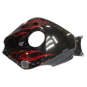 2008-2011 Honda CBR1000RR Amotopart Fairings Black & Cherry Red Flame Racing Customs Fairing