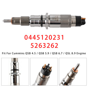 Komatsu PC200-8 Cummins Engine QSB6.7 1Pcs Fuel Injector 0445120059 Generic