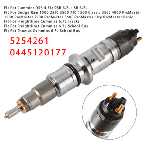 Thomas Cummins 6.7L 1Pcs Fuel Injector 5254261 0445120177 Generic