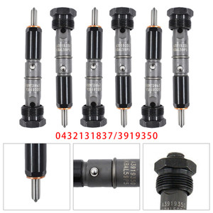 1989-1993 Dodge Cummins 5.9L 12v 6Pcs Fuel Injector 0432131837 3919350 Generic