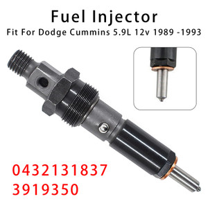1989-1993 Dodge Cummins 5.9L 12v 1Pcs Fuel Injector 0432131837 3919350 Generic