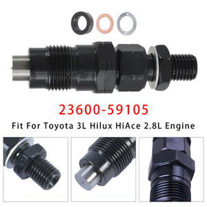 Toyota 3L Hilux Hiace 2.8L Engine 1Pcs Fuel Injector 23600-59105 Generic