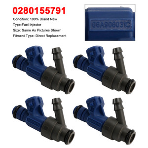1999-2001 Volkswagen Beetle Golf Jetta 4Pcs Fuel Injector 0280155791 Generic