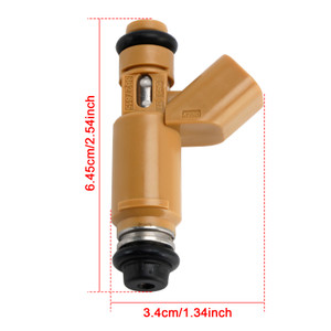 2004-2010 Volvo C30 S40 V50 2.4L I5 5Pcs Fuel Injector 195500-4510 Generic