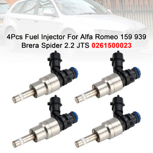 2005-2011 Alfa Romeo 159 Brera Spider 2.2 JTS 4Pcs Fuel Injector 0261500023 Generic