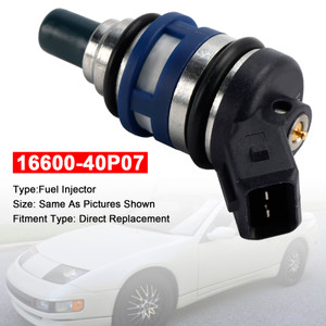 1989-1996 Nissan 300ZX 3.0L V6 Turbocharged 6Pcs Fuel Injector 16600-40P07 Generic