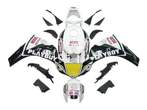 Fairings Honda CBR 1000 RR Black White Playboy Racing (2008-2011)
