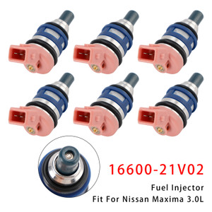 1988-1994 Nissan Maxima J30 Laurel 3.0 24V 6Pcs Fuel Injector 16600-21V02 Generic