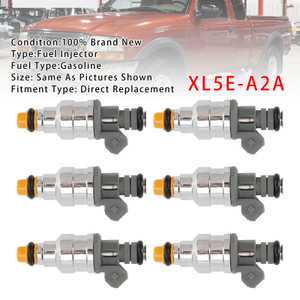1999-2000 Ford Ranger 3.0L V6 6Pcs Fuel Injector XL5E-A2A XL5E-B2A Generic