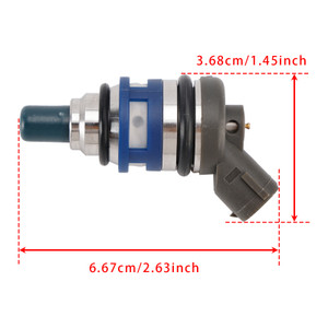 1993-1999 Subaru Impreza WRX GC8 1.8L 2.2L 2.5L H4 4Pcs Fuel Injector 16611-AA100 Generic