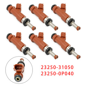 2007-2011 Toyota Camry 6 Cyl 3.5L 6Pcs Fuel Injector 23250-31050 Generic