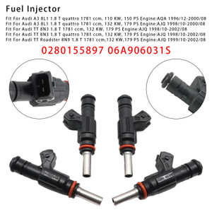 1999-2001 Seat Leon 1M1 Toledo II 4Pcs Fuel Injector 0280155897 06A906031S Generic