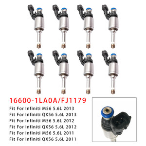 2011-2017 Infiniti Q70 QX80 QX56 M56 8Pcs Fuel Injector 16600-1LA0A FJ1179 Generic