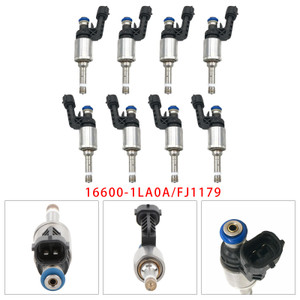 2011-2017 Infiniti Q70 QX80 QX56 M56 8Pcs Fuel Injector 16600-1LA0A FJ1179 Generic