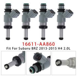 2013-2015 Subaru BRZ H4 2.0L 4Pcs Fuel Injector 16611-AA860 Generic