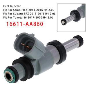 2013-2015 Subaru BRZ H4 2.0L 1Pcs Fuel Injector 16611-AA860 Generic