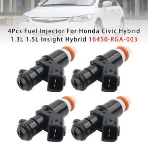 2010-2014 Honda Insight Hybrid 1.3L 4Pcs Fuel Injector 16450-RGA-003 Generic