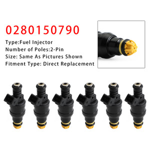 1988-2000 Holden Commodore 6Pcs Fuel Injector 0280150790 Generic