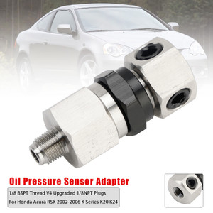 2002-2006 Honda Acura RSX K Series K20 K24 Oil Pressure Sensor Adapter Generic