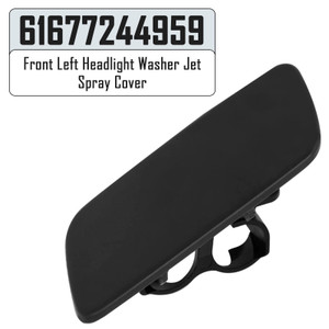 2010-2018 Rolls-Royce Ghost 2Pcs Front Front Left Headlight Washer Jet Spray Cover 61677244959 Generic
