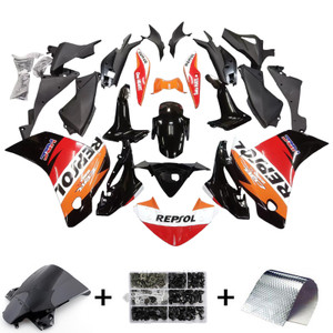 2011-2015 Honda CBR250R Amotopart Fairings Repsol Orange Racing Customs Fairing