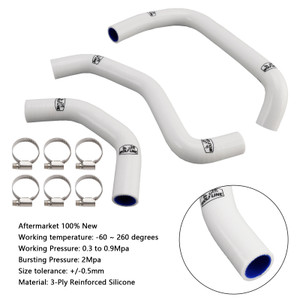2021-2025 Kawasaki ZX-10R ZX-10RR Silicone Radiator coolant Hose kit White Generic