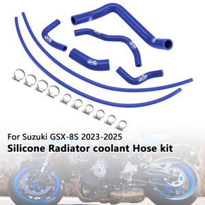 2023-2025 Suzuki GSX-8S Silicone Radiator coolant Hose kit Blue Generic