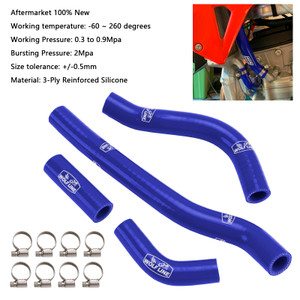 2022-2025 Honda CRF250R / CRF250RX Silicone Radiator coolant Hose kit Black Generic