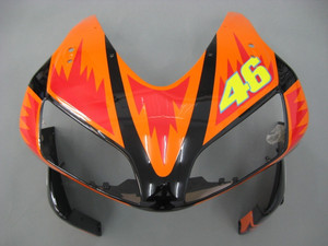 2003-2004 Honda CBR600RR Amotopart Fairings Yellow Black Valentino Rossi Repsol Moto Racing Customs Fairing