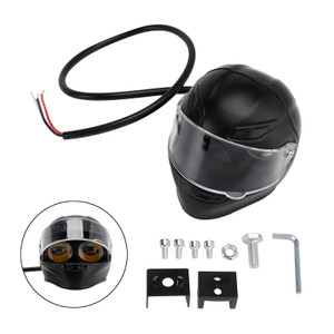 Electric Led Worklight Spotlight Waterproof Headlight 20W Helmet-Look For Motor