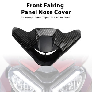 2023-2025 Triumph Street Triple 765 R/RS Front Fairing Panel Nose Cover Black Generic