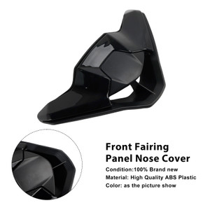 2023-2025 Triumph Street Triple 765 R/RS Front Fairing Panel Nose Cover Black Generic
