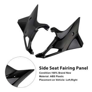 2022-2025 Yamaha XSR900 Side Seat Fairing Panel Black Generic
