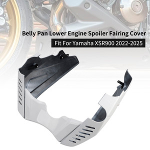 2022-2025 Yamaha XSR900 Belly Pan Lower Engine Spoiler Fairing Cover White Generic