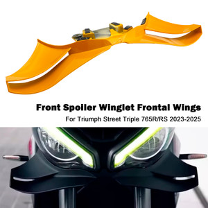 2023-2025 Triumph Street Triple 765R/RS Front Spoiler Winglet Frontal Wings White Generic
