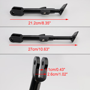 2024-2025 Yamaha MT-09 MT 09 Motorcycle Foot Side Stand Kickstand Black Generic