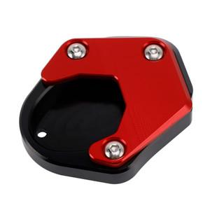 2010-2016 KAWASAKI KLX150 Extension Kickstand Side Enlarger Pad Cnc Red Generic