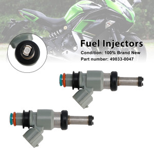 2019-2024 Kawasaki Z400 Z500 Z500SE 2PCS Fuel Injectors 49033-0047 Generic