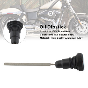 2006-2017 Harley-Davidson Dyna Oil Dipstick Tank Cap Plug 0710-0153 Black Generic