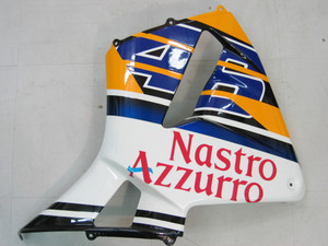 Fairings Honda CBR 600 RR Yellow & Blue No.46 N. Azzurro Racing (2003-2004)