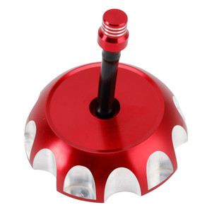 2003-2007 Kawasaki KLX400R KFX400 Aluminum Gas Fuel Tank Cap with Vent Hose 51049-S004 Red Generic