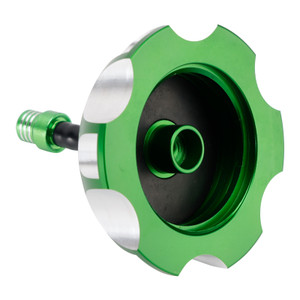 2000-2023 Kawasaki KX65 KX85 KX100 KX125 KX250 Aluminum Gas Fuel Tank Cap with Vent Hose Green Generic