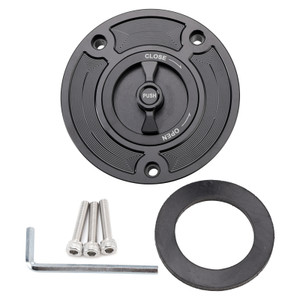 2003-2025 Suzuki GSXR 600 GSX-R 750 1000 Quick Release Keyless Fuel Gas Cap 107mm Black Generic